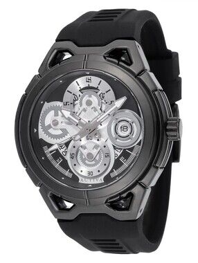 NWT Activa Drift X Invicta Men's Sport Watch - 44mm. Black Silver ACW9349-003
